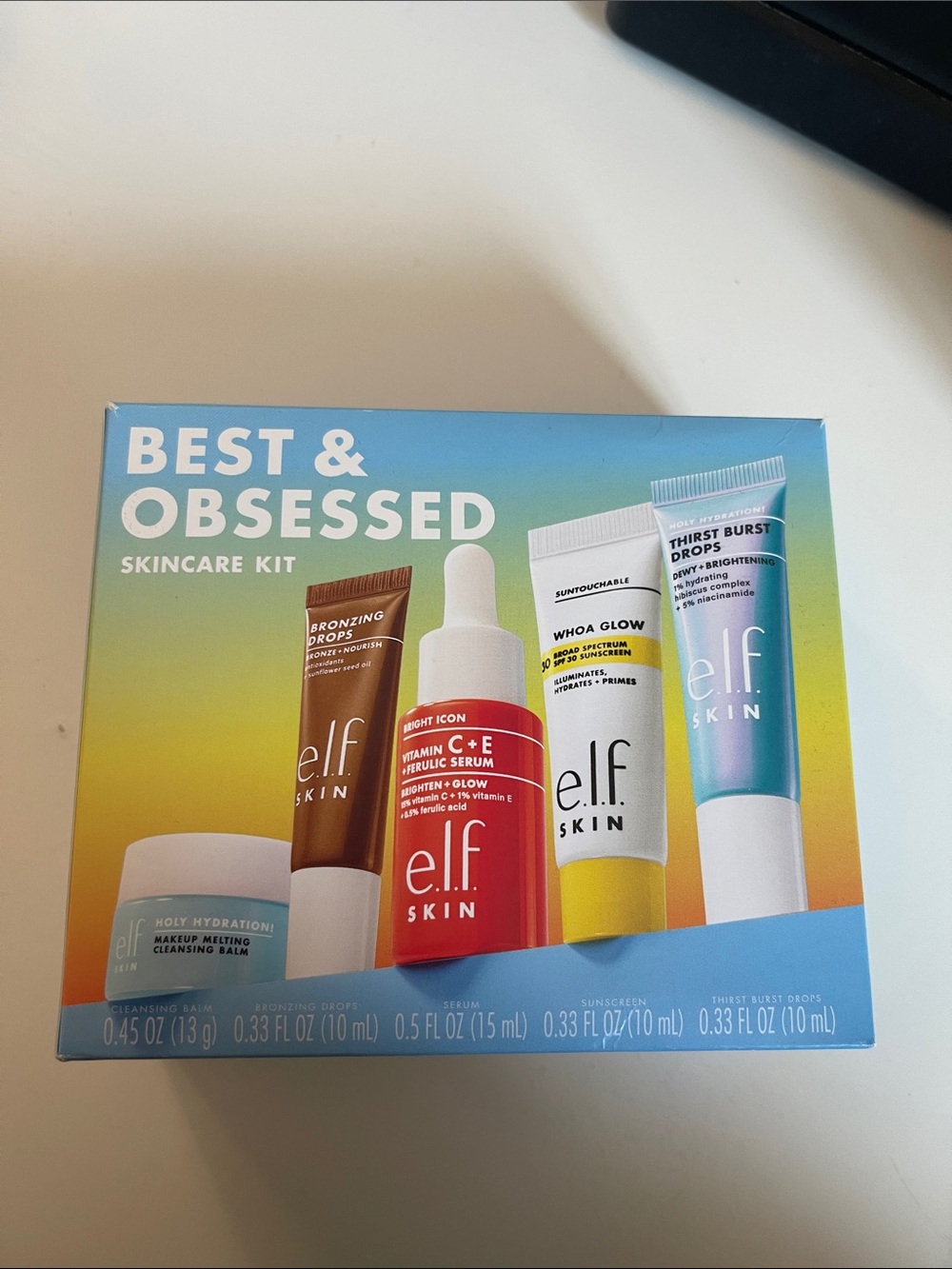 ELF Skin Best & Obsessed Kit - Blue, Yellow, Orange, Red, Brown